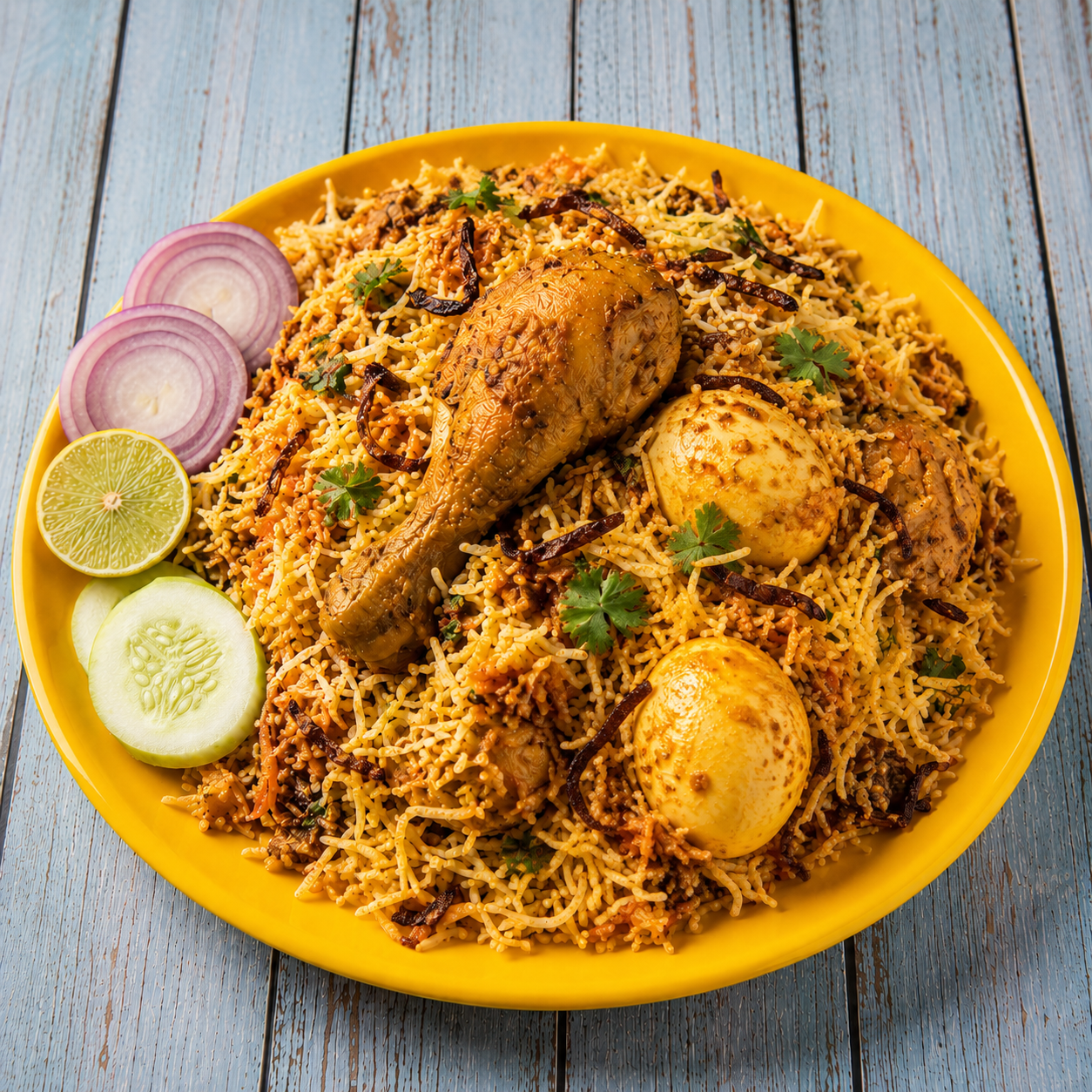 Chicken Egg Biryani from Apna Chulha, Asansol