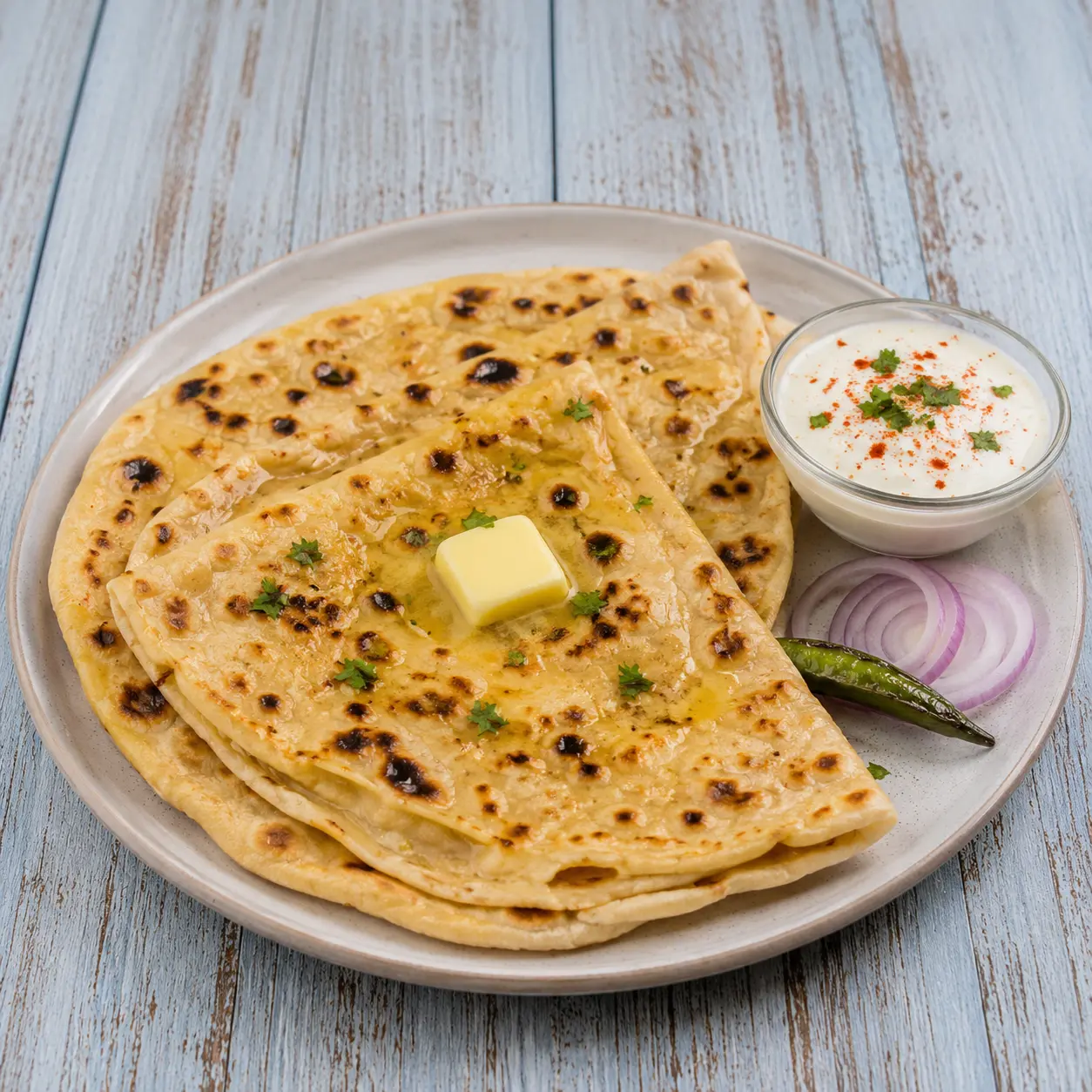 Zomato order rating screenshot — aloo paratha 2 pcs