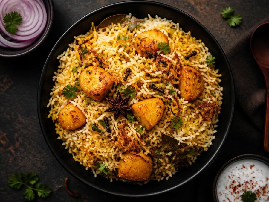 Aloo Biryani — signature biryani from Apna Chulha, Asansol