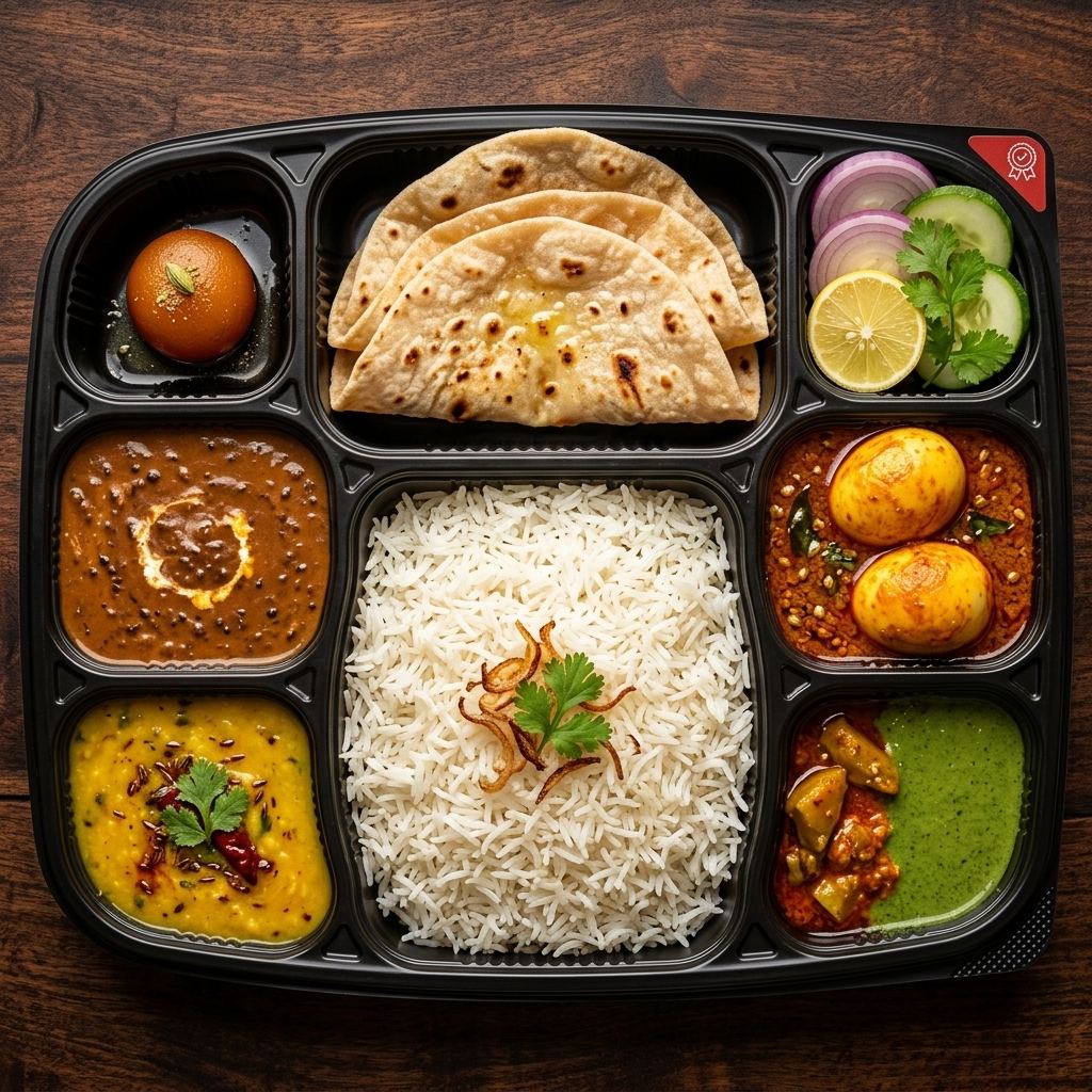 Egg Thali — thalis from Apna Chulha, Asansol